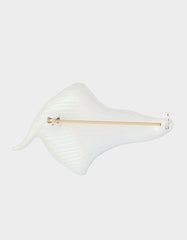 CALLA LILY BROOCH WHITE