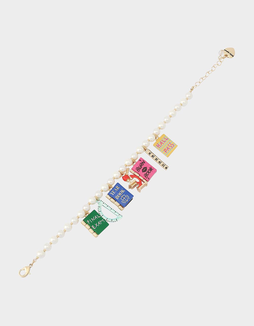SCHOOL SUPPLIES CHARM FLEX BRACELET MULTI
