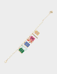 SCHOOL SUPPLIES CHARM FLEX BRACELET MULTI