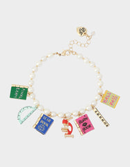 SCHOOL SUPPLIES CHARM FLEX BRACELET MULTI
