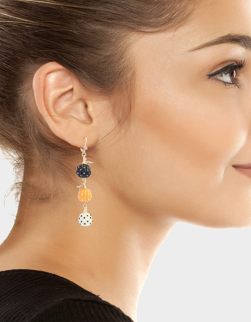 PUMPKIN LINEAR EARRING MULTI