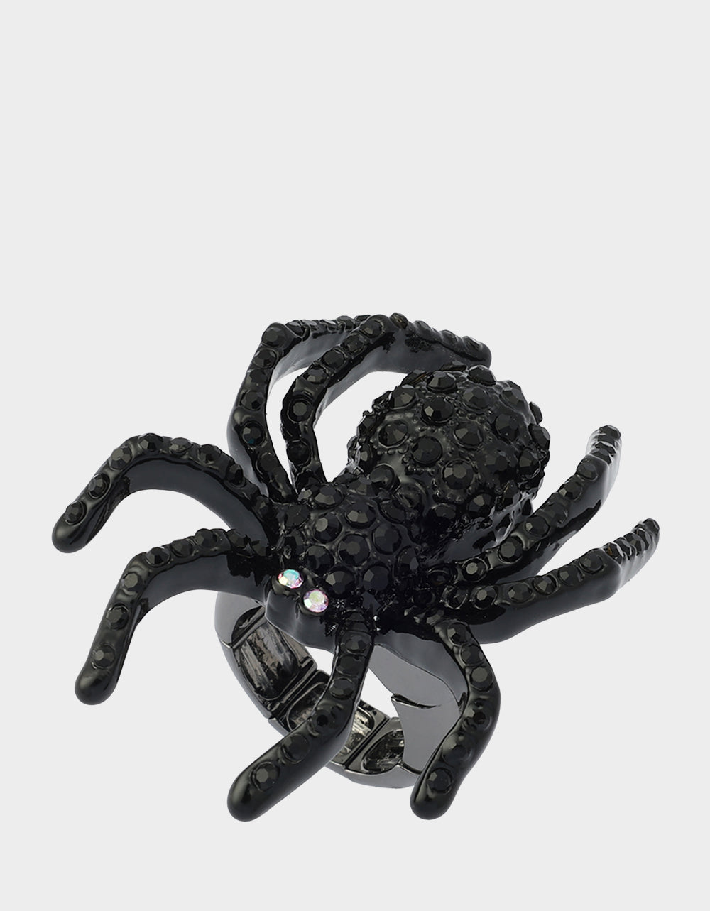 SPIDER COCKTAIL RING BLACK