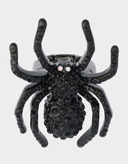 SPIDER COCKTAIL RING BLACK