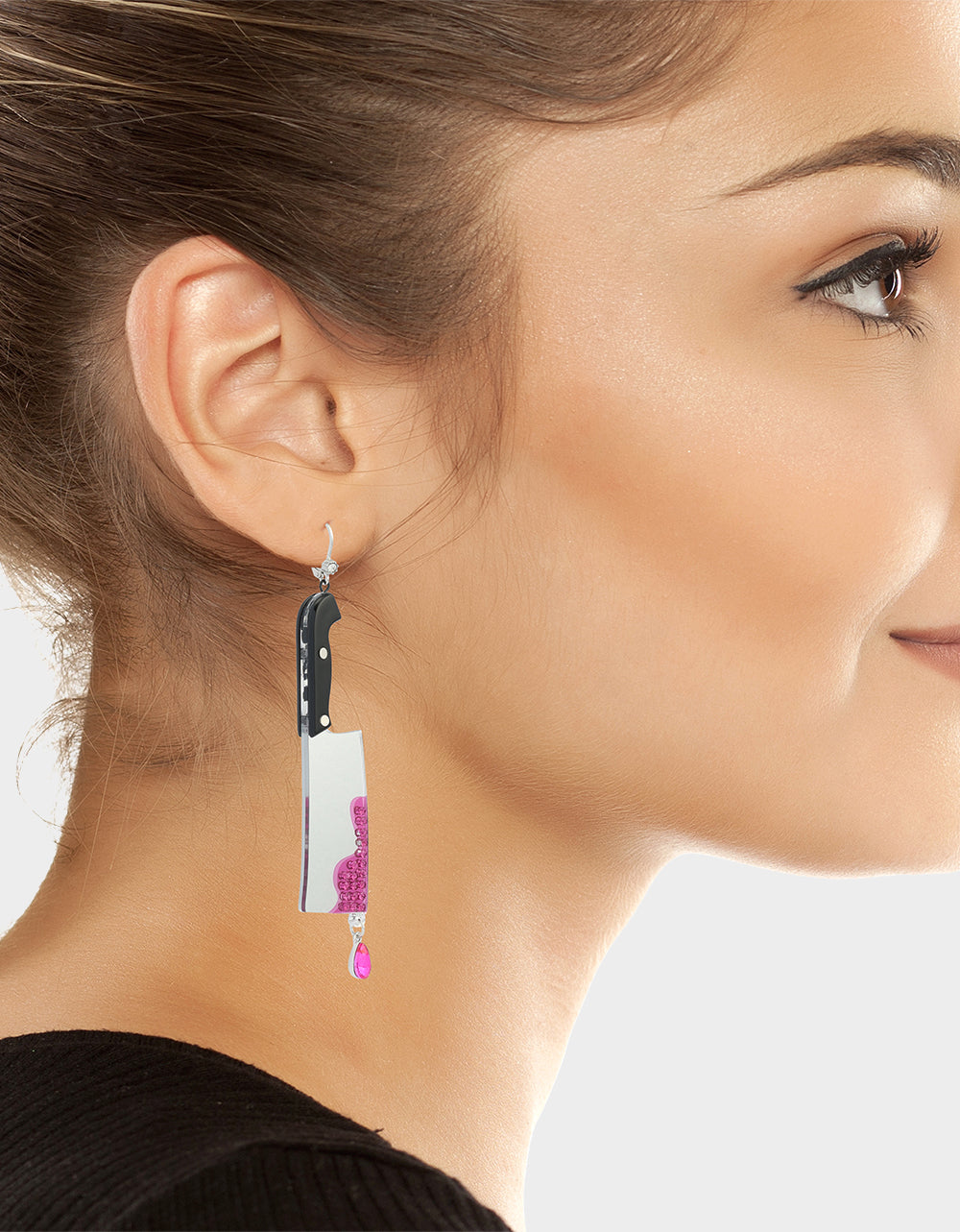 CLEAVER LEVERBACK EARRINGS PINK