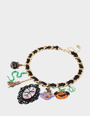 WITCHY LACE FRONTAL NECKLACE MULTI