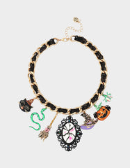 WITCHY LACE FRONTAL NECKLACE MULTI