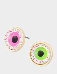 EYEBALL STUD EARRING MULTI