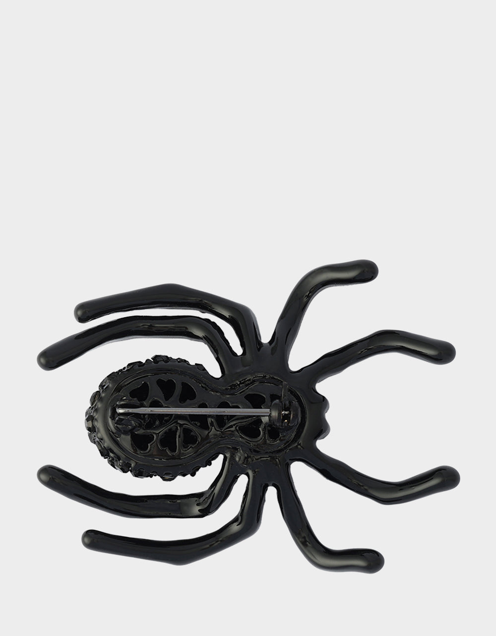 SPIDER BROOCH BLACK