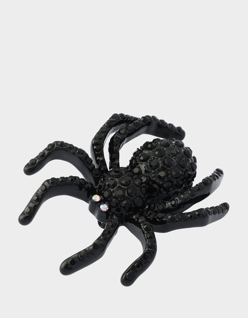 SPIDER BROOCH BLACK