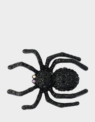 SPIDER BROOCH BLACK