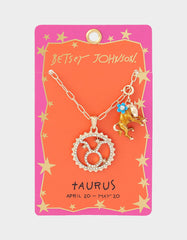 TAURUS CHARM PENDANT BROWN