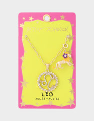 LEO CHARM PENDANT YELLOW