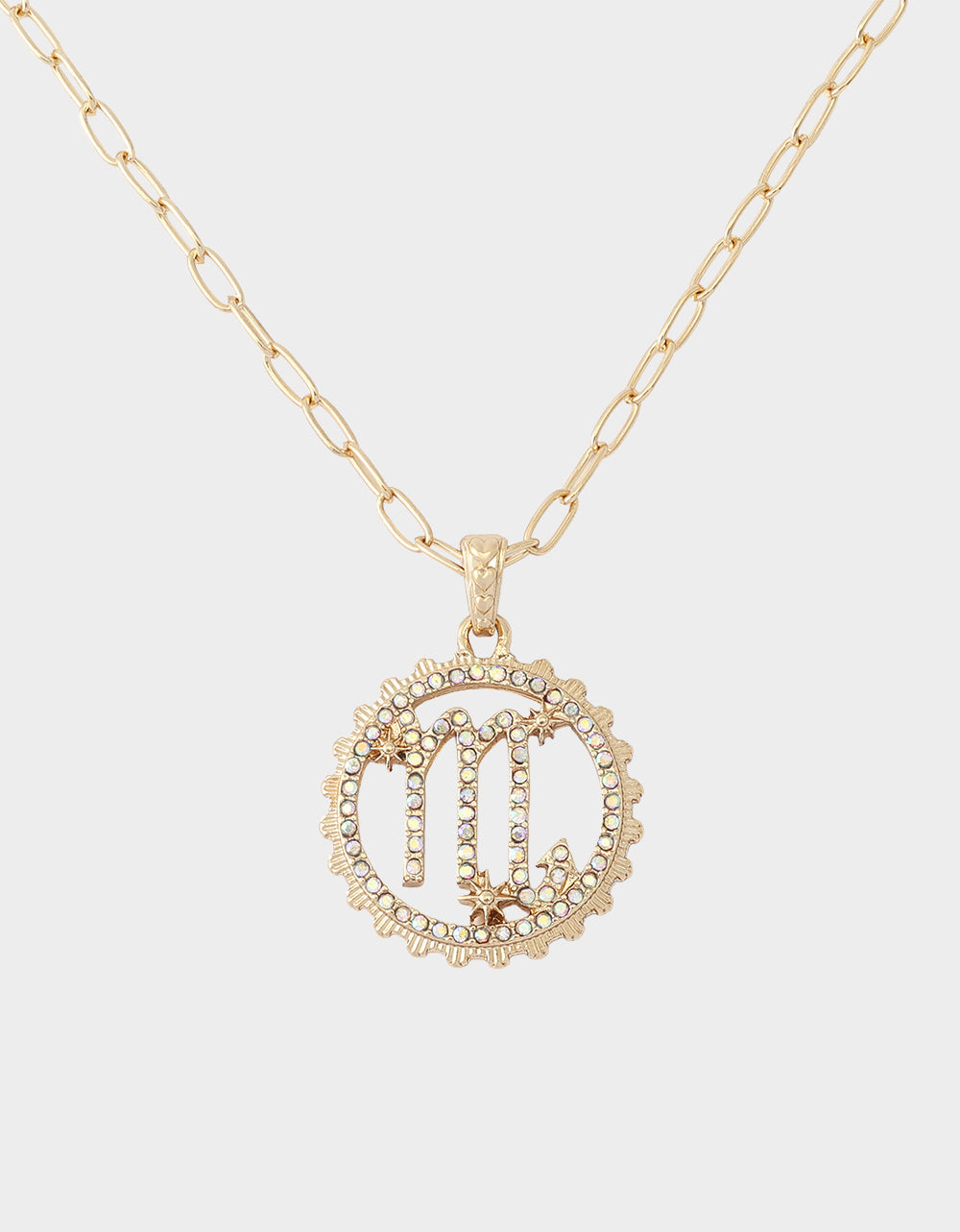 SCORPIO CHARM PENDANT PINK