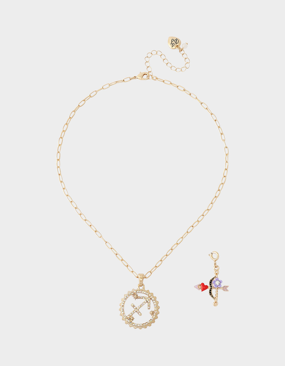 SAGITTARIUS CHARM PENDANT PURPLE