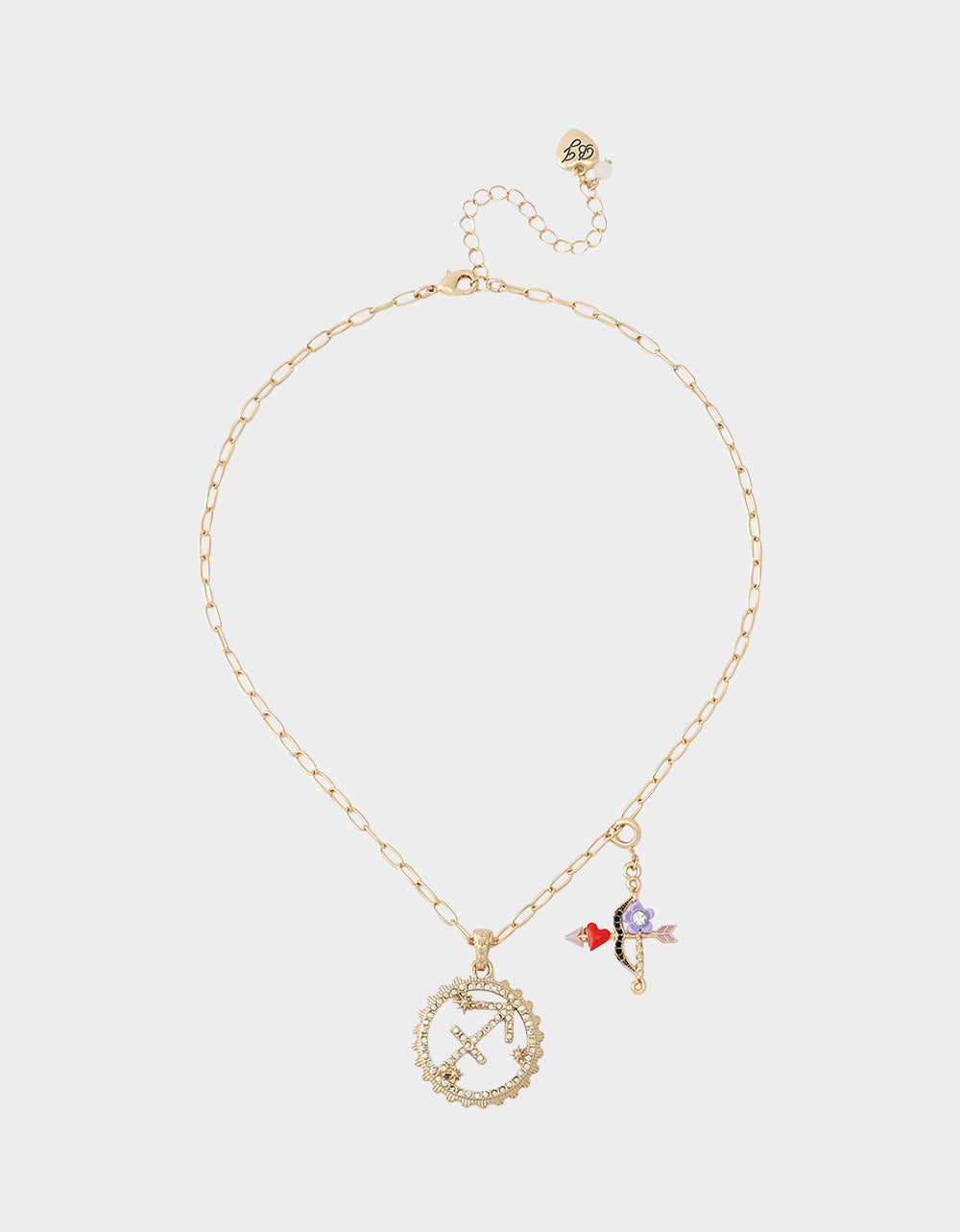 SAGITTARIUS CHARM PENDANT PURPLE