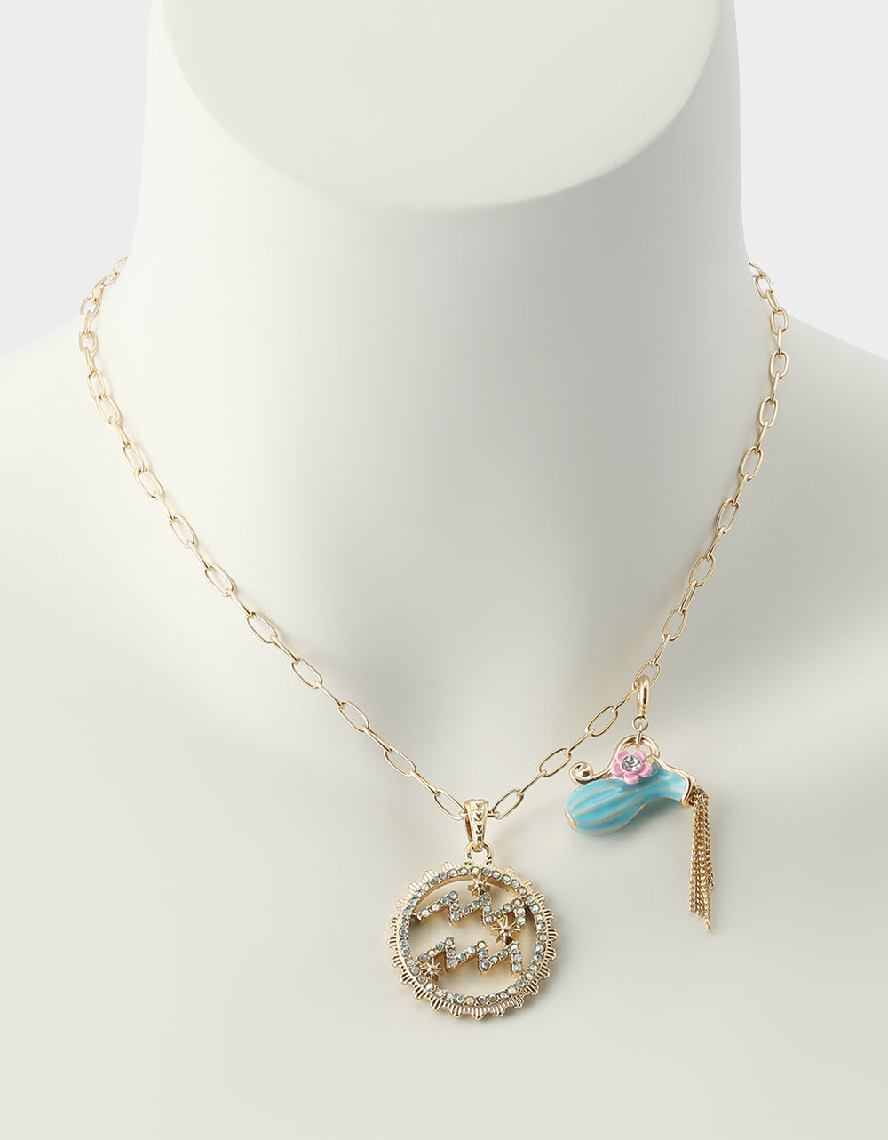 AQUARIUS CHARM PENDANT TURQUOISE