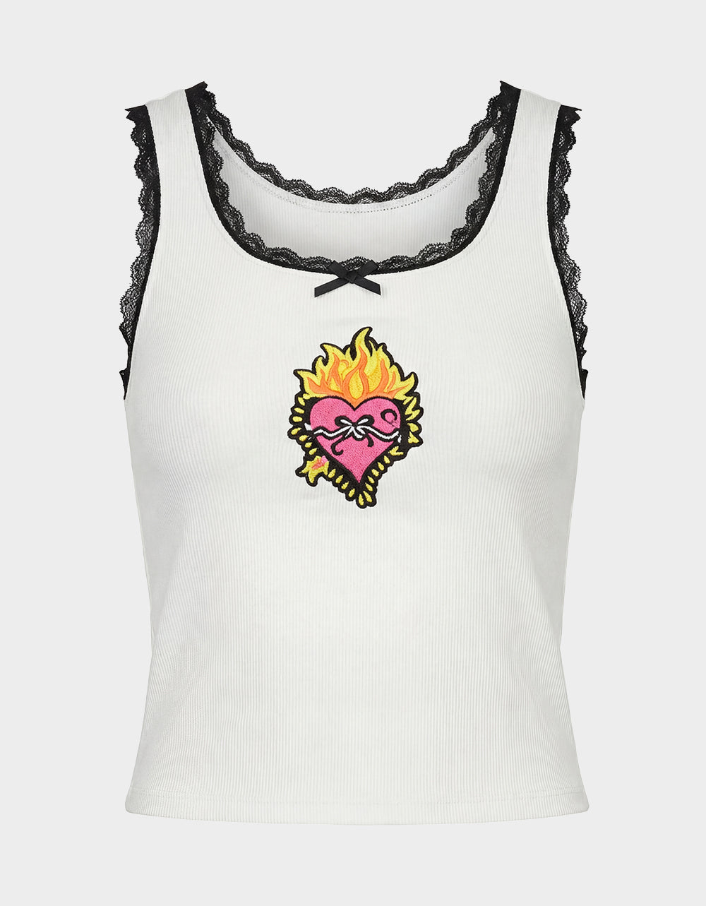 BETSEY ICON TANK TOP WHITE