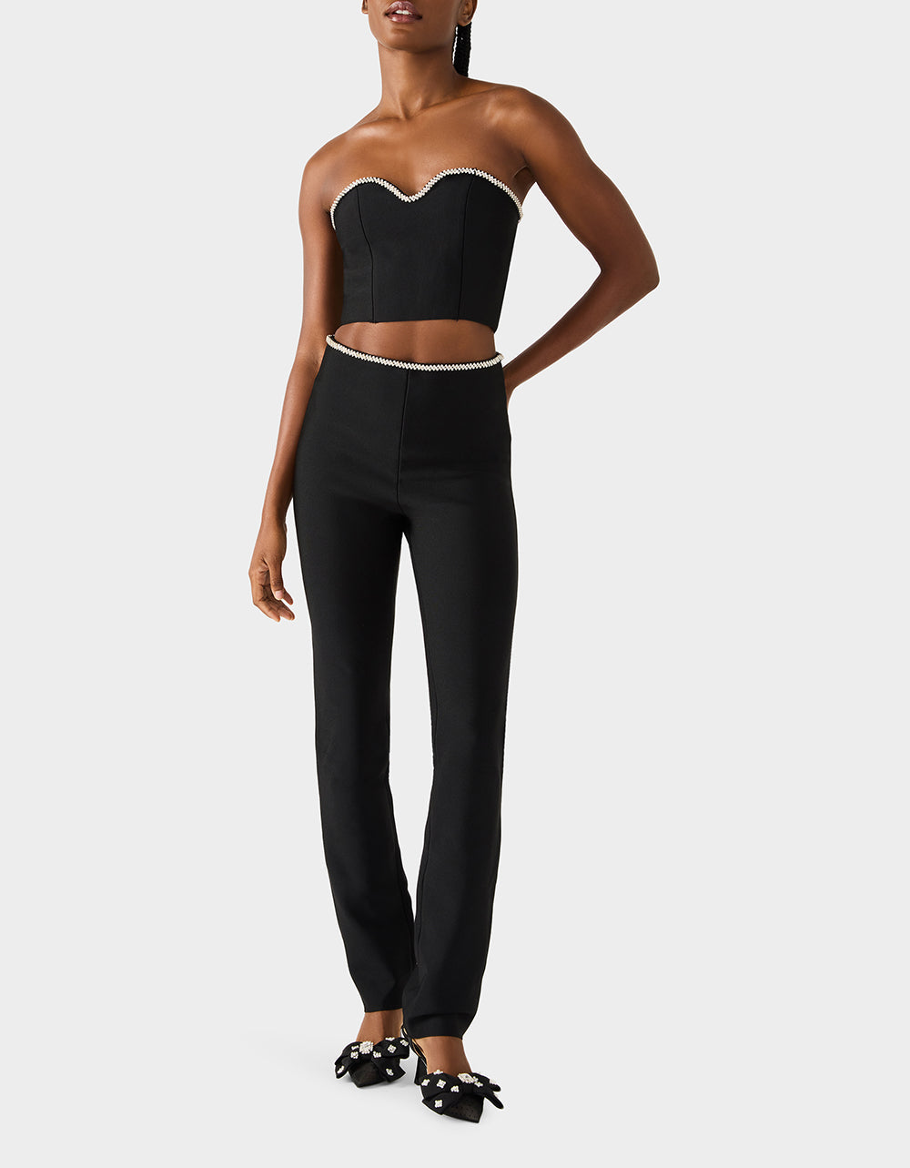 JEWELED SET BLACK