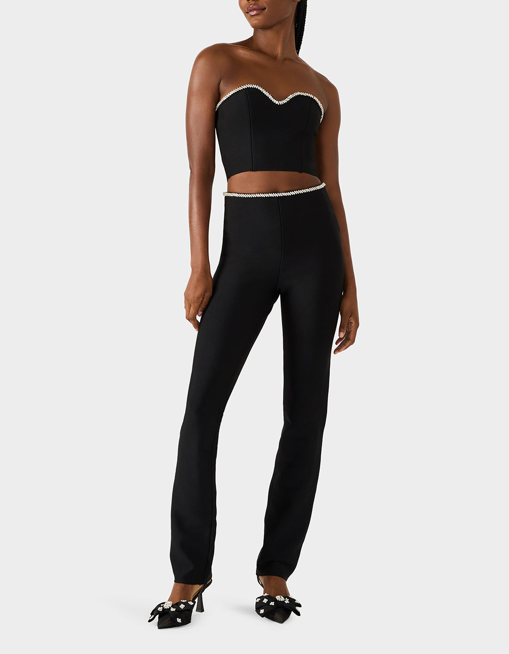 JEWELED SET BLACK