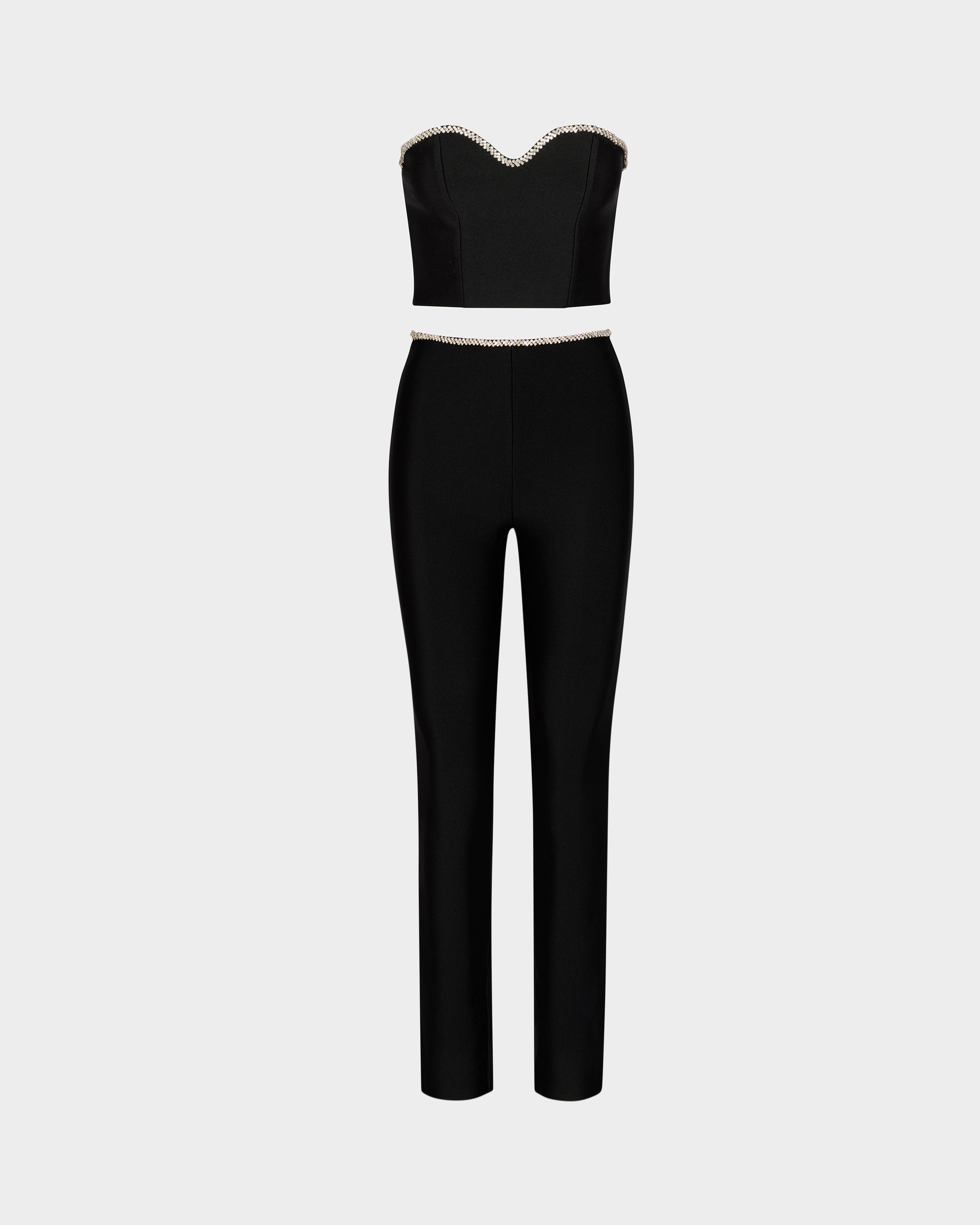 JEWELED SET BLACK