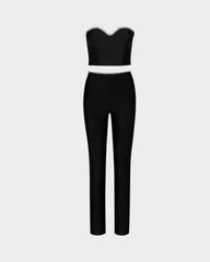 JEWELED SET BLACK