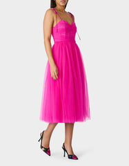 GLITTER TULLE MULTI MAGENTA