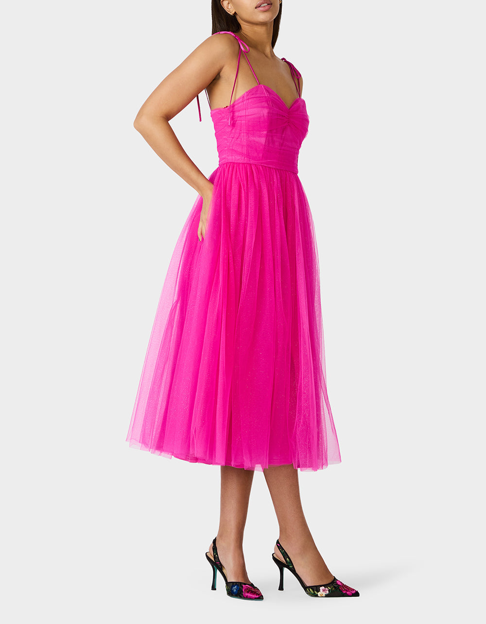 GLITTER TULLE MULTI MAGENTA