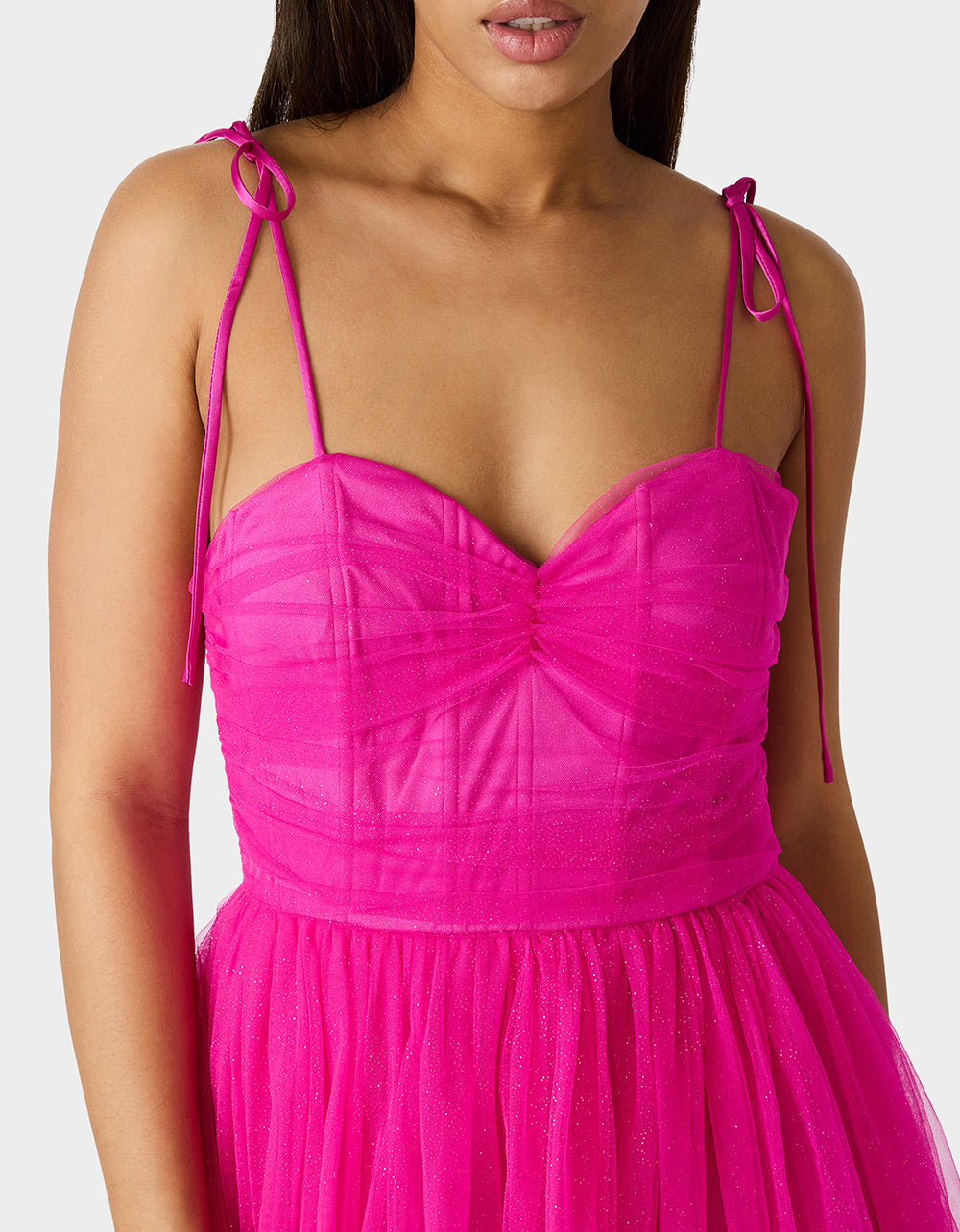 GLITTER TULLE MULTI MAGENTA