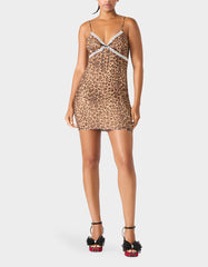 LEOPARD SLIP DRESS