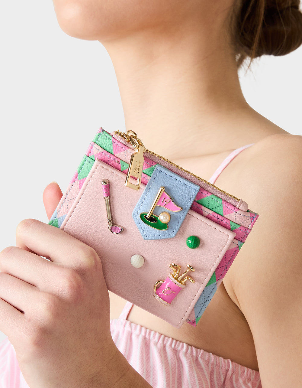 19TH HOLE WALLET PINK MULTI