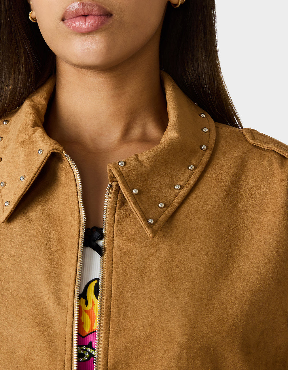 RODEO STUD JACKET CAMEL