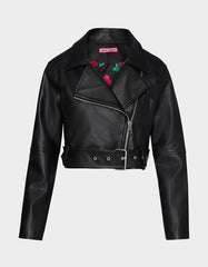 REBEL ROSE JACKET BLACK