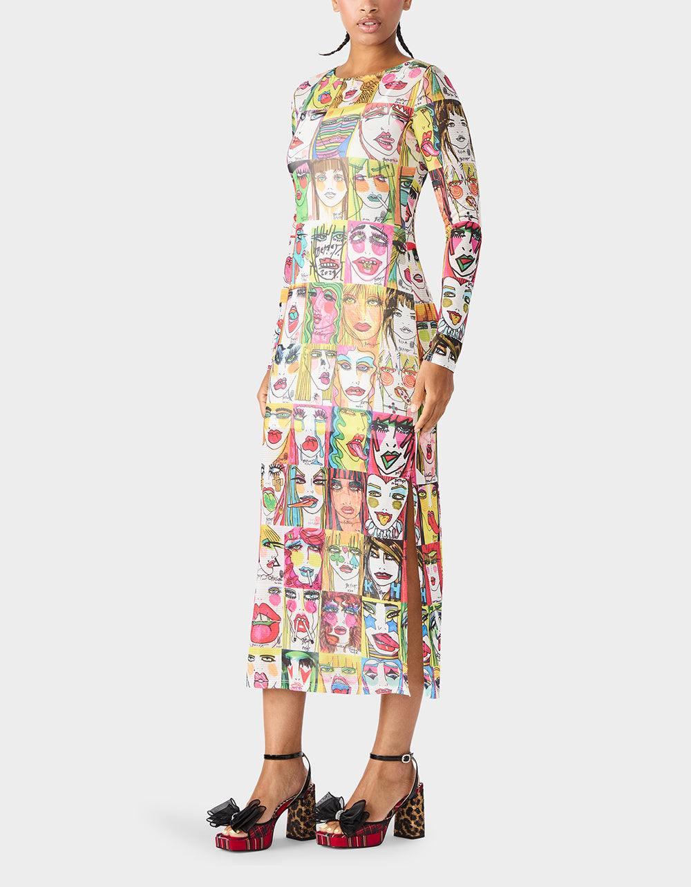BETSEY'S ART DRESS MULTI