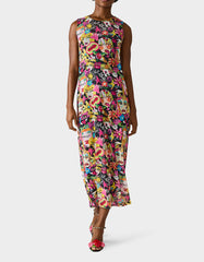 BETSEY'S ART TANK DRESS BLACK MULTI
