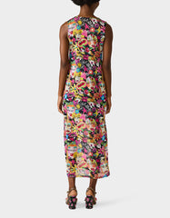BETSEY'S ART TANK DRESS BLACK MULTI