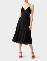 OBSIDIAN SLIP DRESS BLACK