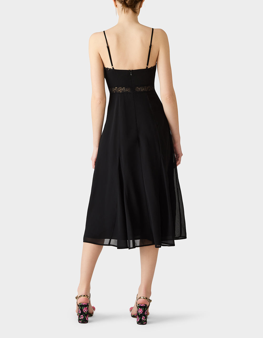 OBSIDIAN SLIP DRESS BLACK