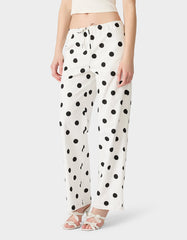 DOTTY DARLING PANTS WHITE
