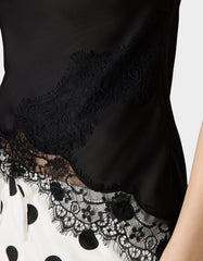 LACE AFFAIR TOP BLACK