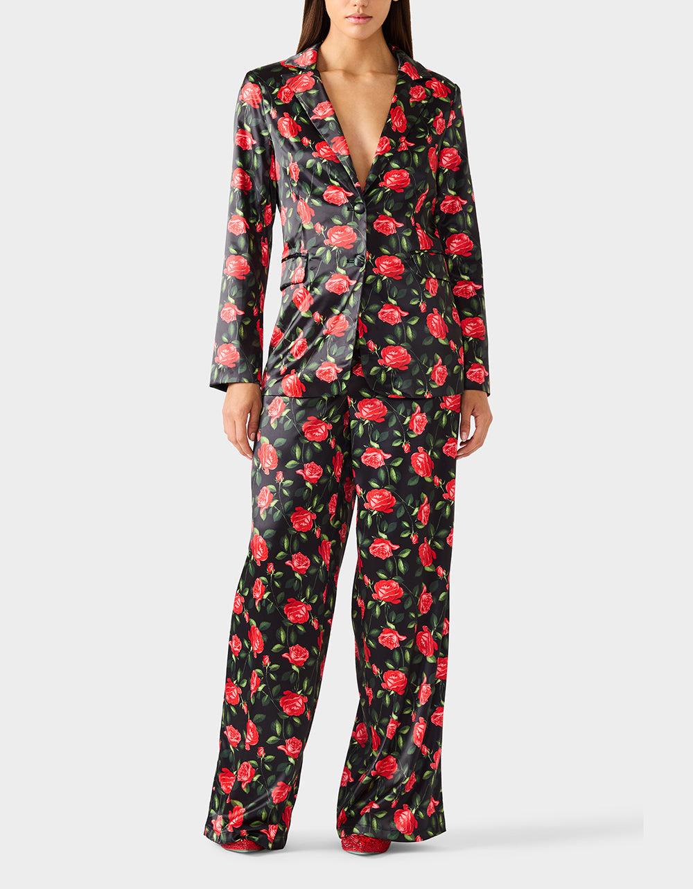 POWER BLOOM BLAZER BLACK