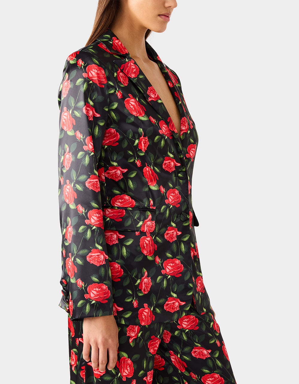 POWER BLOOM BLAZER BLACK