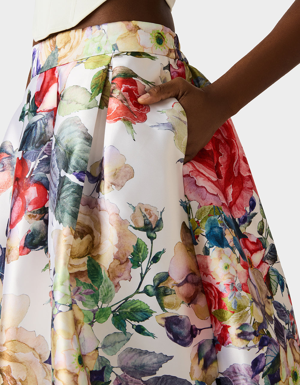 BOTANQUE SKIRT IVORY