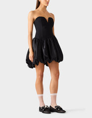 BUBBLE SOIREE DRESS BLACK