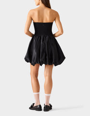 BUBBLE SOIREE DRESS BLACK
