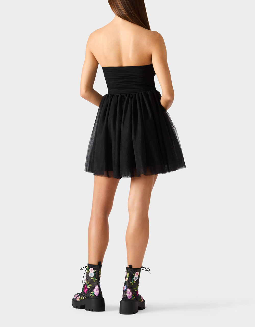 TULLE TWIRL DRESS BLACK