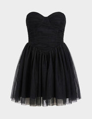 TULLE TWIRL DRESS BLACK