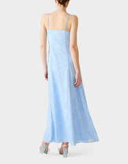 DAYDREAM DAISY MAXI DRESS LIGHT BLUE