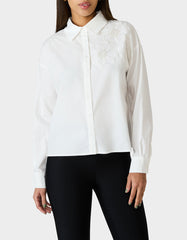 BETSEY BLOOM SHIRT OFF WHITE