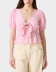 PICNIC TIE TOP PINK