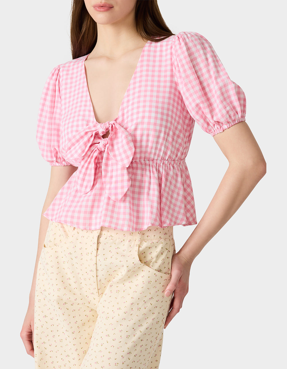 PICNIC TIE TOP PINK